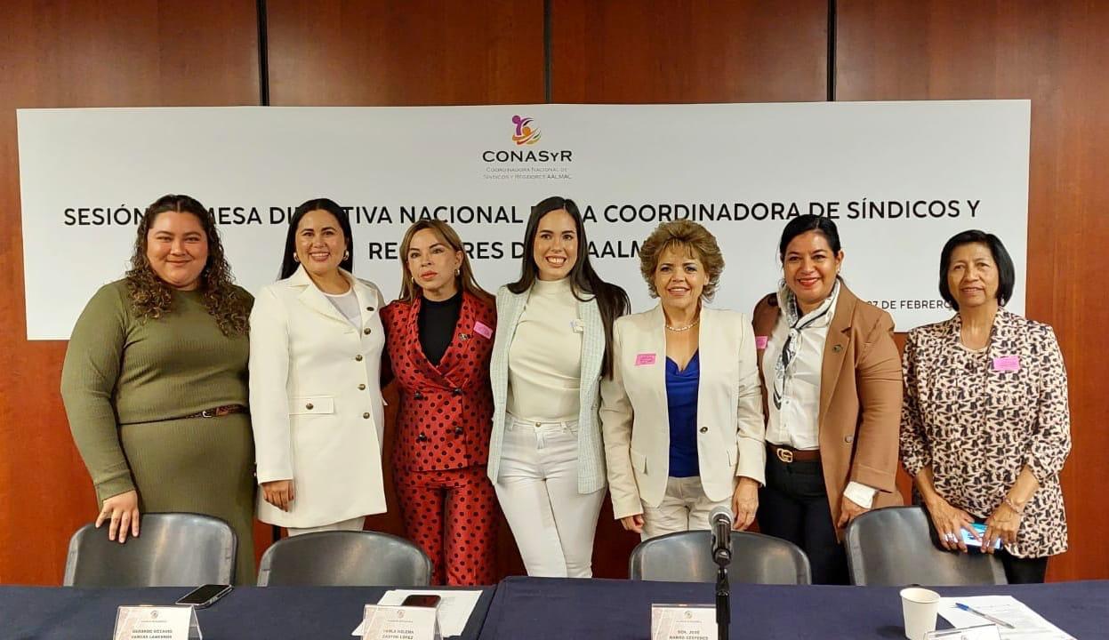 Síndico de Apizaco rinde protesta como Vicepresidenta de la Conferencia Nacional de Síndicos y Regidores de México
